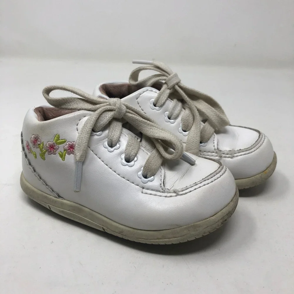 Stride Rite Shoes Bundle Unisex Multi Baby White SRT Elliot Emilia Taye 3-5